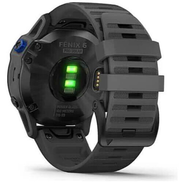 Смарт-годинник Garmin Fenix 6 Pro Solar Edition Black with Slate Gray Band (010-02410-11) ГАРАНТІЯ 3 міс.