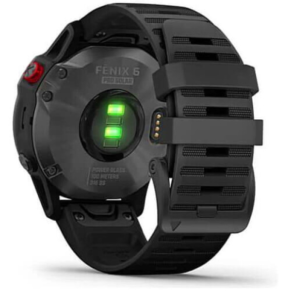 Смарт-годинник Garmin Fenix 6 Pro Solar Edition Slate Gray With Black Band (010-02410-15) ГАРАНТІЯ 3 міс.