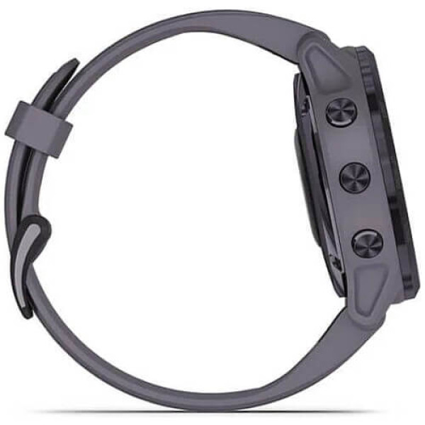 Смарт-годинник Garmin Fenix 6S Pro Solar Edition Amethyst Steel with Shale Gray Band (010-02409-15) ГАРАНТІЯ 3 міс.