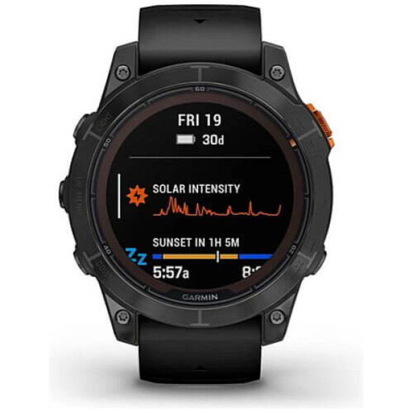 Смарт-годинник Garmin Fenix 7 Pro Solar Slate Gray w. Black Band (010-02777-00/01) ГАРАНТІЯ 3 міс.