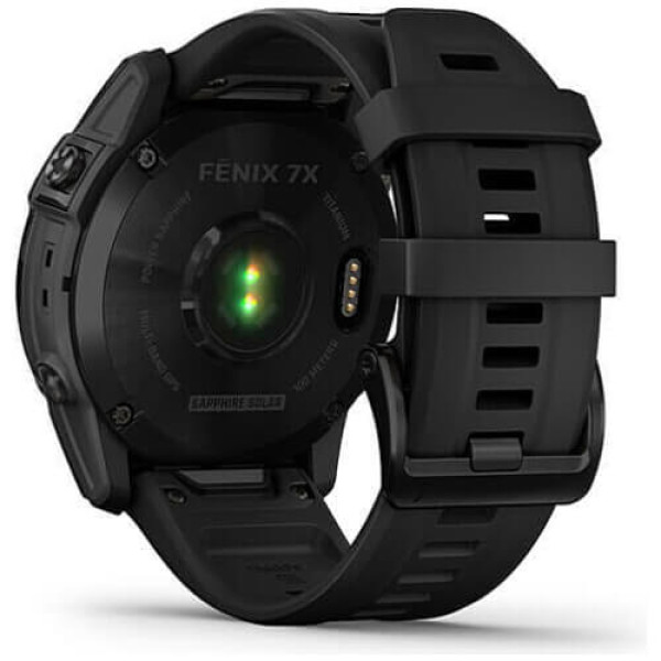 Смарт-годинник Garmin Fenix 7X Sapphire Solar DLC Titanium Black Black (010-02541-22/23/45) ГАРАНТІЯ 12 міс.