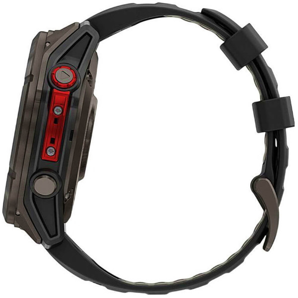 Смарт-годинник Garmin Fenix 8 Pro 51 mm MicroLED Carbon Gray Titanium with Black/Pebble Gray (010-03380-00/01/05) ГАРАНТІЯ 12 міс.