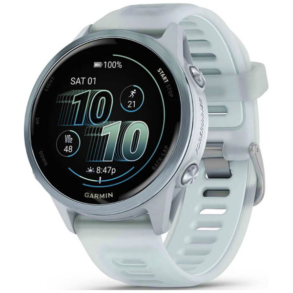 Смарт-годинник Garmin Forerunner 570 42mm Cloud Blue Aluminum w. Translucent Whitestone/Cloud Blue Band (010-02970-01/41) ГАРАНТІЯ 3 міс.