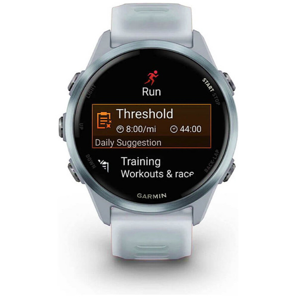 Смарт-годинник Garmin Forerunner 570 42mm Cloud Blue Aluminum w. Translucent Whitestone/Cloud Blue Band (010-02970-01/41) ГАРАНТІЯ 12 міс.