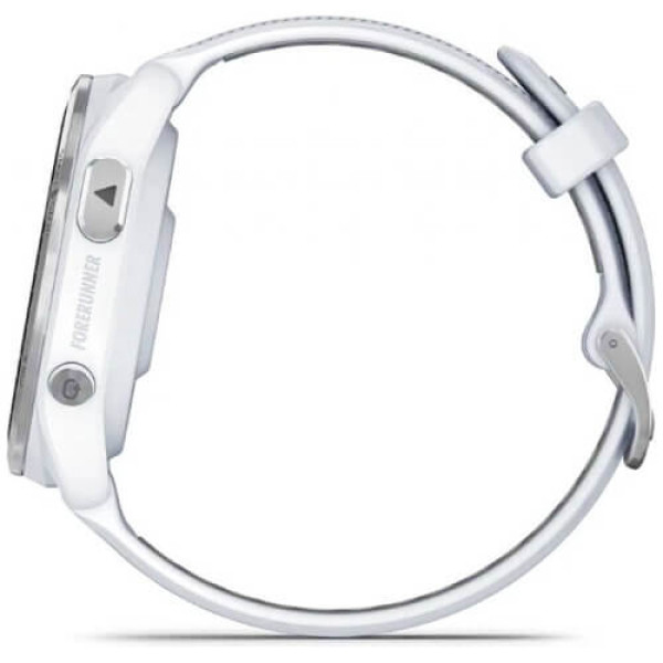 Смарт-годинник Garmin Forerunner 965 Titanium Bezel with Whitestone Case та Whitestone/Powder Gray Silicone Band (010-02809-01)
