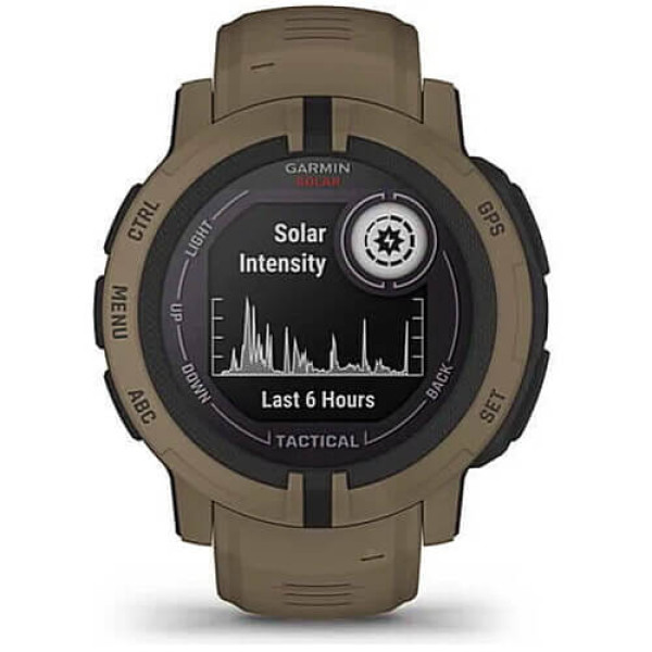 Смарт-годинник Garmin Instinct 2 Solar Tactical Edition Coyote Tan (010-02627-14) ГАРАНТІЯ 3 міс.