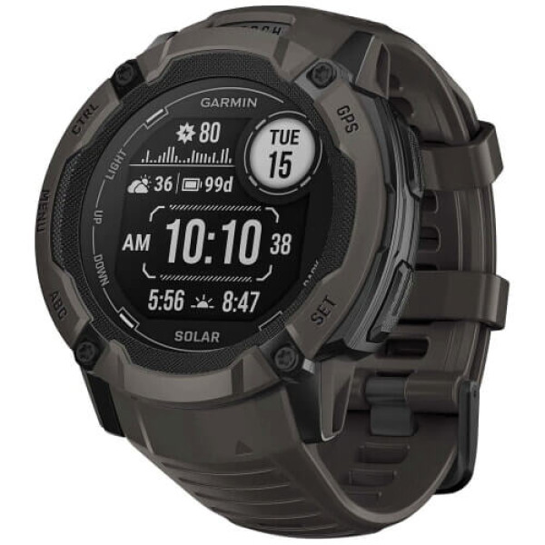 Смарт-годинник Garmin Instinct 2X Solar Graphite (010-02805-10/00/24) ГАРАНТІЯ 12 міс.