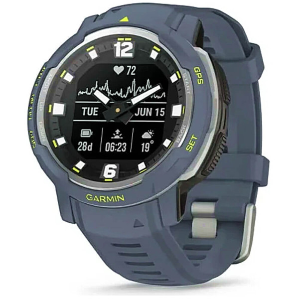 Смарт-годинник Garmin Instinct Crossover Standard Edition Blue Granite (010-02730-14/04) ГАРАНТІЯ 12 міс.