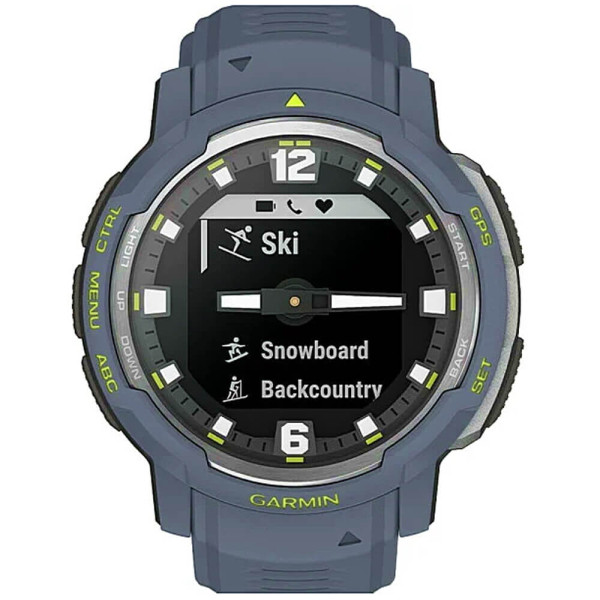 Смарт-годинник Garmin Instinct Crossover Standard Edition Blue Granite (010-02730-14/04) ГАРАНТІЯ 12 міс.