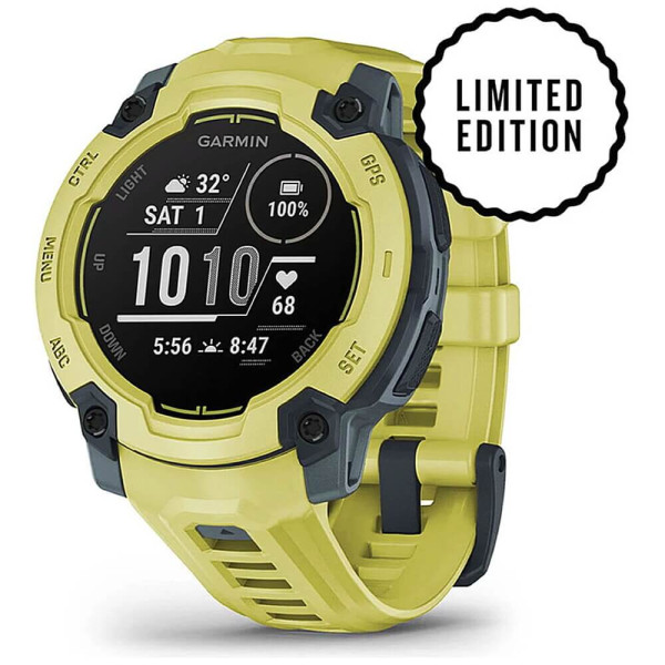 Смарт-годинник Garmin Instinct E 45mm Electric Lime with Electric Lime Band (010-02933-01) ГАРАНТІЯ 12 міс.