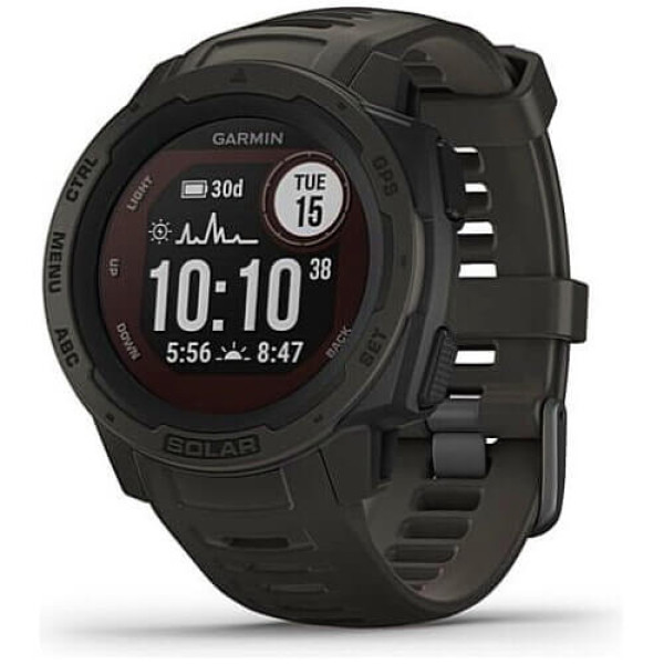 Смарт-годинник Garmin Instinct Solar Graphite (010-02293-00) ГАРАНТІЯ 12 міс.