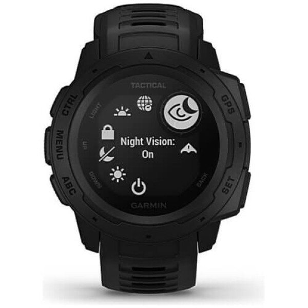 Смарт-годинник Garmin Instinct Solar Tactical Edition Black (010-02293-03/010-02293-13) ГАРАНТІЯ 3 міс.