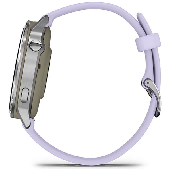 Смарт-годинник Garmin Venu 4 41mm Silver with Periwinkle Silicone Band (010-03013-01/41) ГАРАНТІЯ 3 міс.
