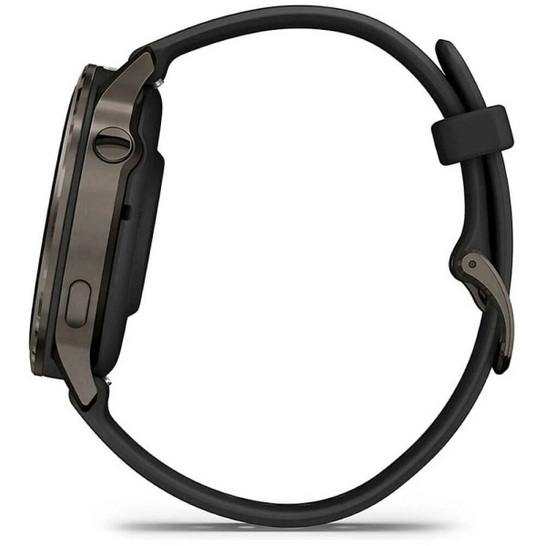 Смарт-годинник Garmin Venu 4 41mm Slate with Black Silicone Band (010-03013-02) ГАРАНТІЯ 3 міс.