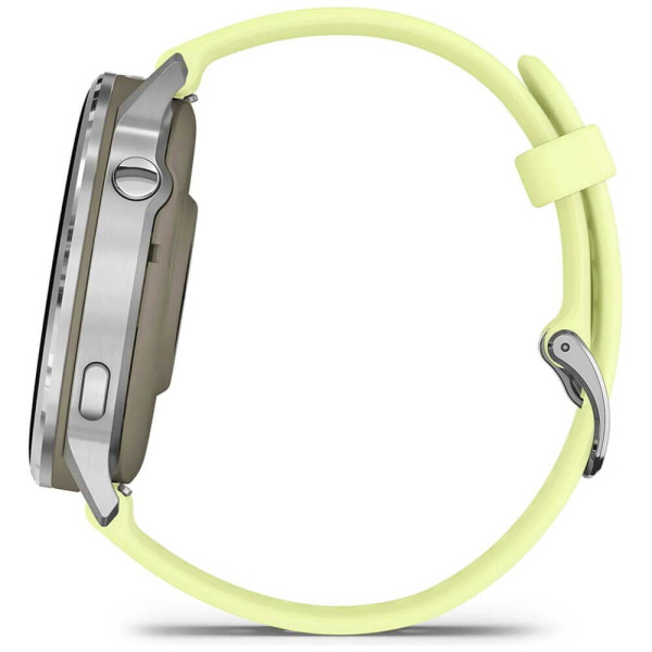 Смарт-годинник Garmin Venu 4 45mm Silver with Citron Silicone Band (010-03014-02/42) ГАРАНТІЯ 12 міс.