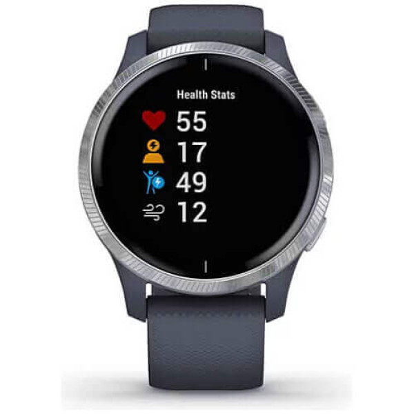 Смарт-годинник Garmin VENU Blue Granite Silver (010-02173-01 / 010-02173-03) ГАРАНТІЯ 3 міс.