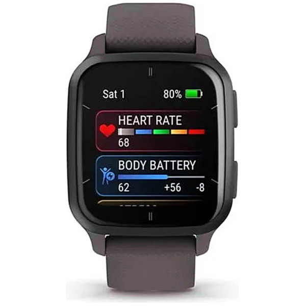 Смарт-годинник Garmin Venu Sq 2 Slate Aluminum Bezel 2010-02701-00/10/80 ГАРАНТІЯ 3 міс.
