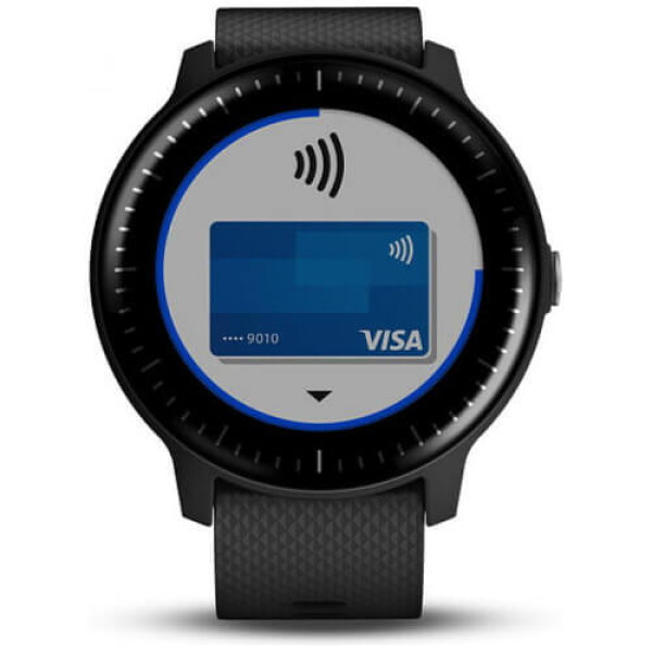 Смарт-годинник Garmin Vivoactive 3 Music Black with Stainless Hardware (010-01985-03) ГАРАНТІЯ 12 міс.