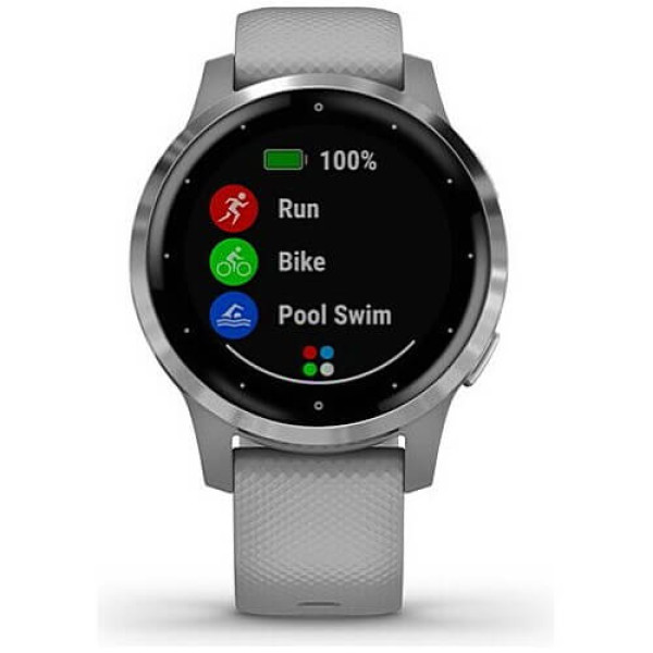 Смарт-годинник Garmin Vivoactive 4S Powder Gray / Silver (010-02172-03 / 010-02172-01) ГАРАНТІЯ 3 міс.