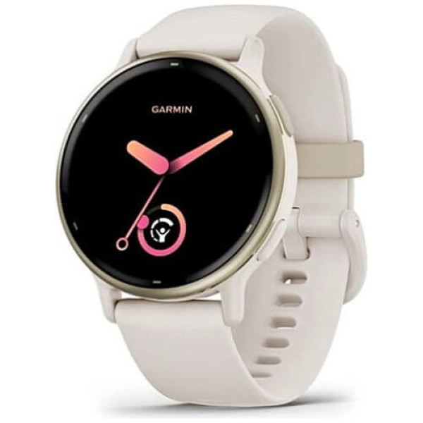 Смарт-годинник Garmin vivoactive 5 Cream Gold Aluminum Bezel with Ivory Case and Silicone Band (010-02862-11) ГАРАНТІЯ 3 міс.