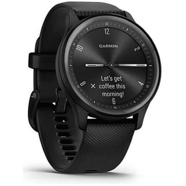 Смарт-годинник Garmin Vivomove Sport Black Case and S. Band w. Slate Accents (010-02566-00) ГАРАНТІЯ 12 міс.