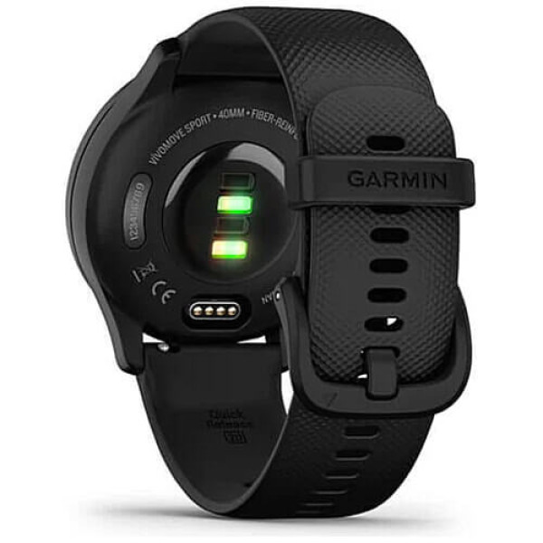 Смарт-годинник Garmin Vivomove Sport Black Case and S. Band w. Slate Accents (010-02566-00) ГАРАНТІЯ 12 міс.