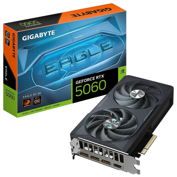 Відеокарта GIGABYTE GeForce RTX 5060 EAGLE OC 8G (GV-N5060EAGLE OC-8GD)