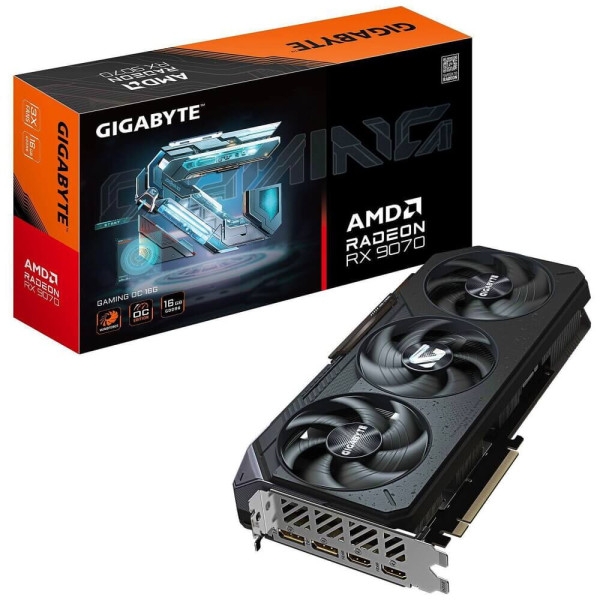 Відеокарта GIGABYTE Radeon RX 9070 GAMING OC 16G (GV-R9070GAMING OC-16GD)