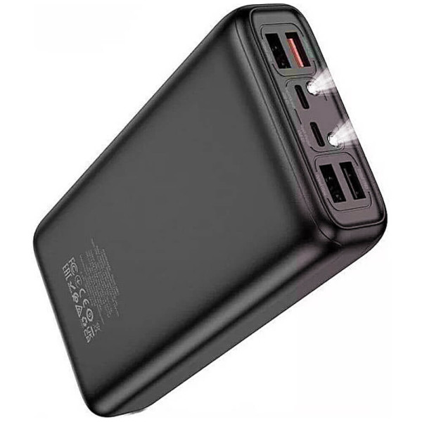 Зовнішній акумулятор Hoco DB81 Apollo 30000mAh 65W Black