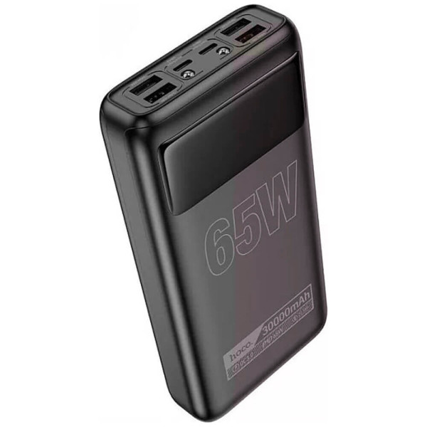 Зовнішній акумулятор Hoco DB81 Apollo 30000mAh 65W Black