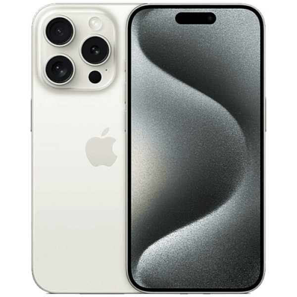 iPhone 15 Pro 128GB White Titanium Dual Sim (MTQ53)