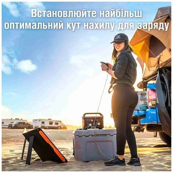 Зарядний пристрій на сонячній батареї Jackery Explorer 500 + SolarSaga 100W