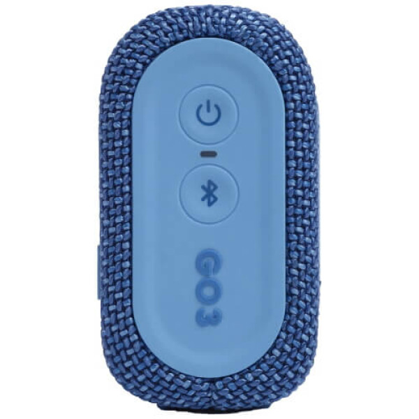 Портативна акустика JBL GO 3 Eco Blue (JBLGO3ECOBLU)