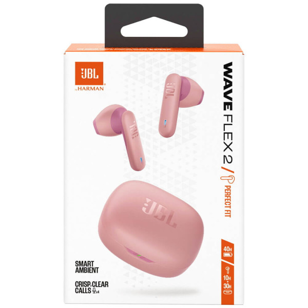 Навушники JBL Wave Flex 2 Pink (JBLWFLEX2PIK)