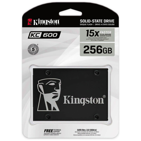 SSD-накопичувач Kingston KC600 256GB (SKC600/256G)