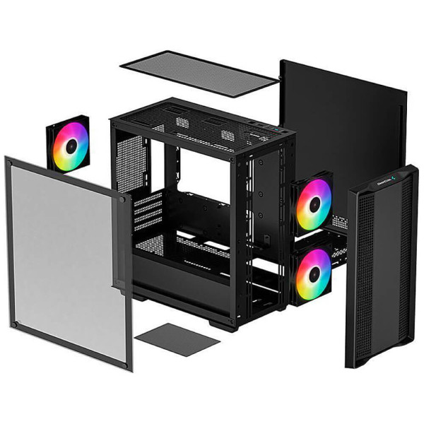 Корпус Deepcool CC360 ARGB Black (R-CC360-BKAPM3-G-1)