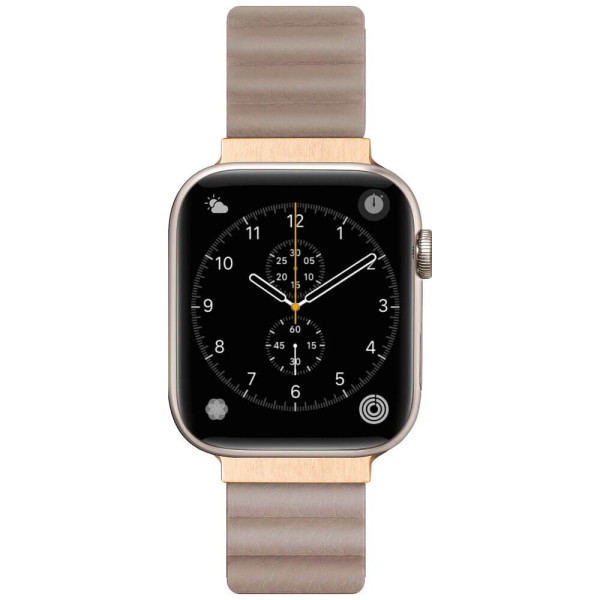 Ремінець LAUT NOVI LUXE for Apple Watch 40/41/42mm Beige (L_AWS_NL_BE)