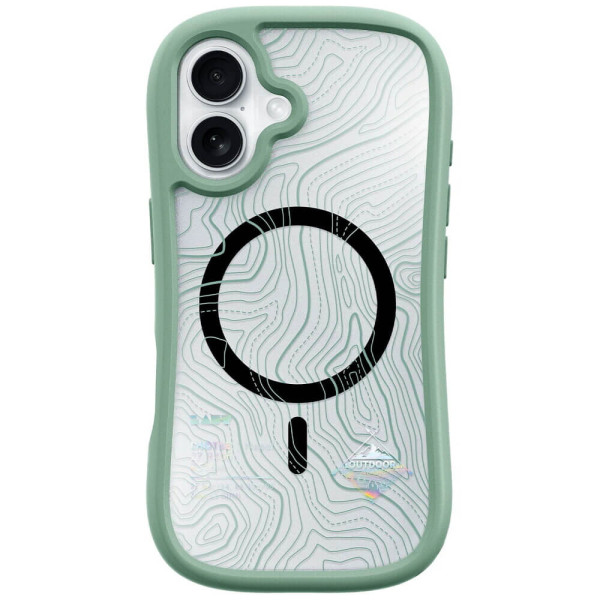 Чохол-накладка LAUT POP ADVENTURE for iPhone 16 MagSafe Green (L_IP24A_PA_GN)