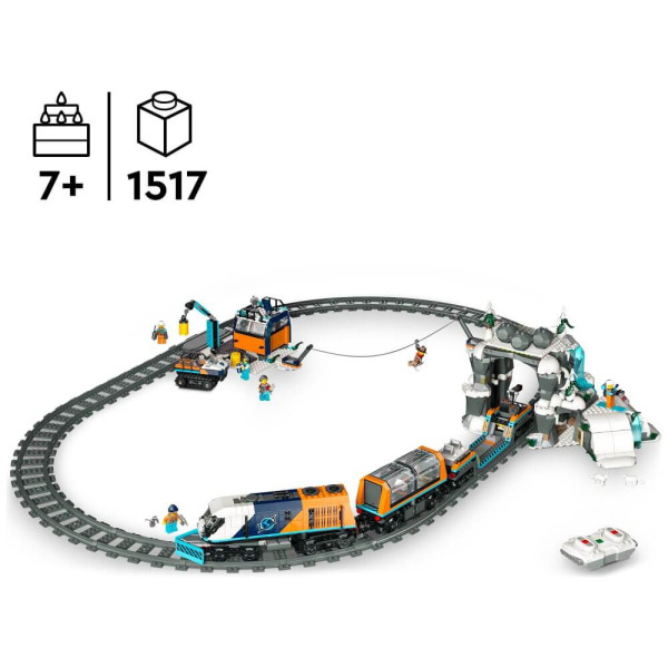 Блоковий конструктор LEGO City Арктичний дослідницький експрес (60470)