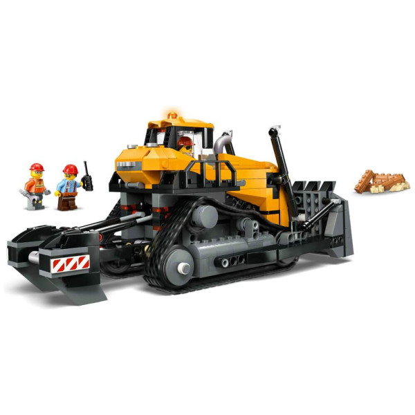 Блоковий конструктор LEGO City Жовтий бульдозер (60466)