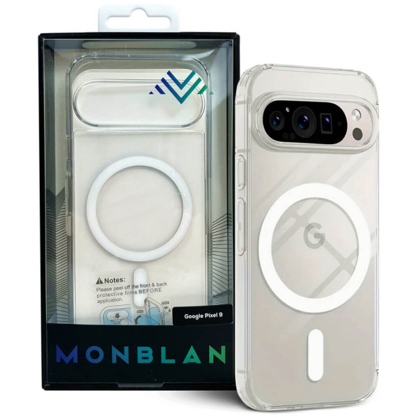 Чохол Monblan для Google Pixel 9 Pro XL Magnetic Crystal Series (Transparent)