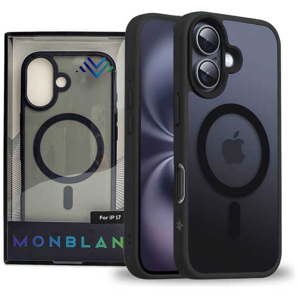 Чохол Monblan для iPhone 17 Magnetic Matte Series (Black)