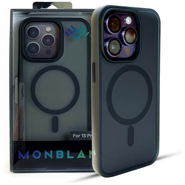 Чохол Monblan для iPhone 13 Pro [MMMt13P] Magnetic Matte Series (Black)