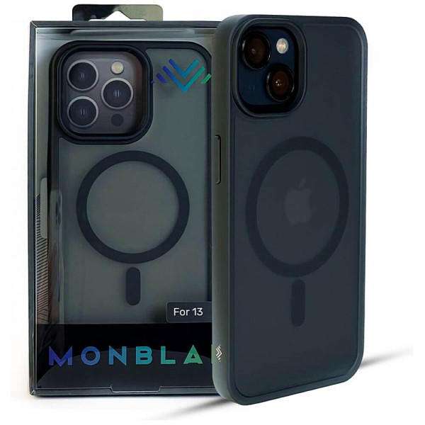 Чохол-накладка Monblan for iPhone 13 with MagSafe Black