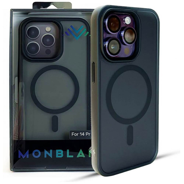 Чохол Monblan для iPhone 14 Pro [MMMt14P] Magnetic Matte Series (Black)
