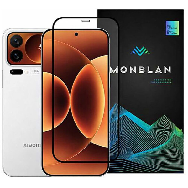 Захисне скло Monblan for Xiaomi 17 Pro Max 2.5D Anti Static 0.26mm (Black)