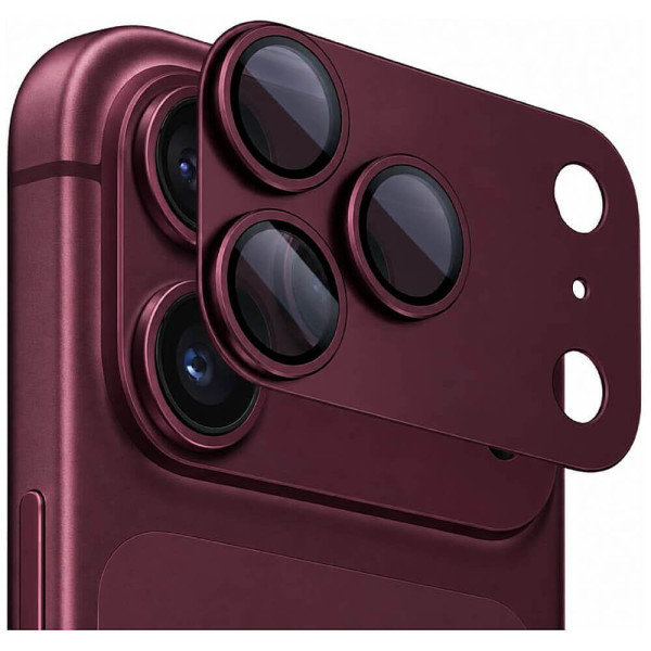 Захисне скло Monblan для камери iPhone 18 Pro Armored Protective Series (Dark Cherry)