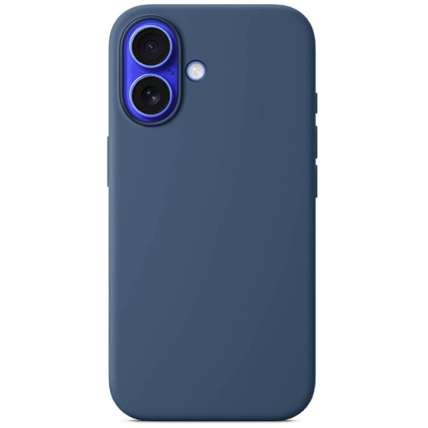 Чохол-накладка Monblan Magnetic Silicone MagSafe for iPhone 16 Plus Denim