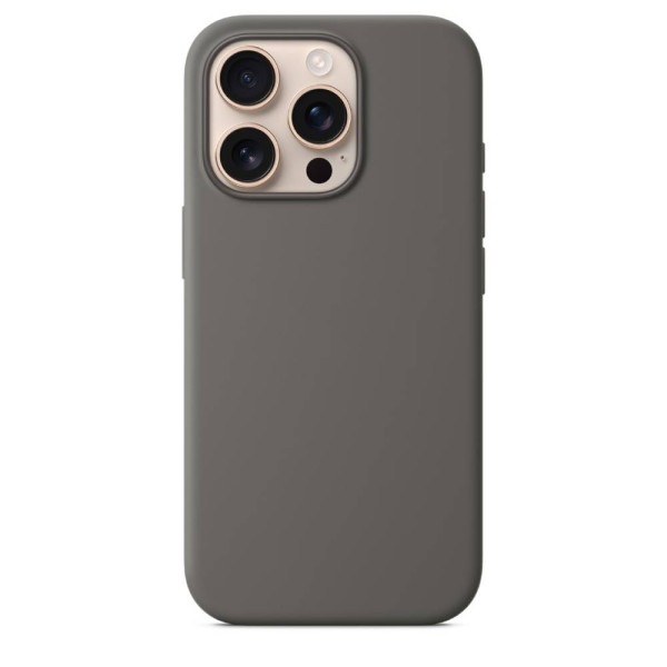 Чохол Monblan Magnetic Silicone MagSafe for iPhone 16 Pro Max Stone Gray