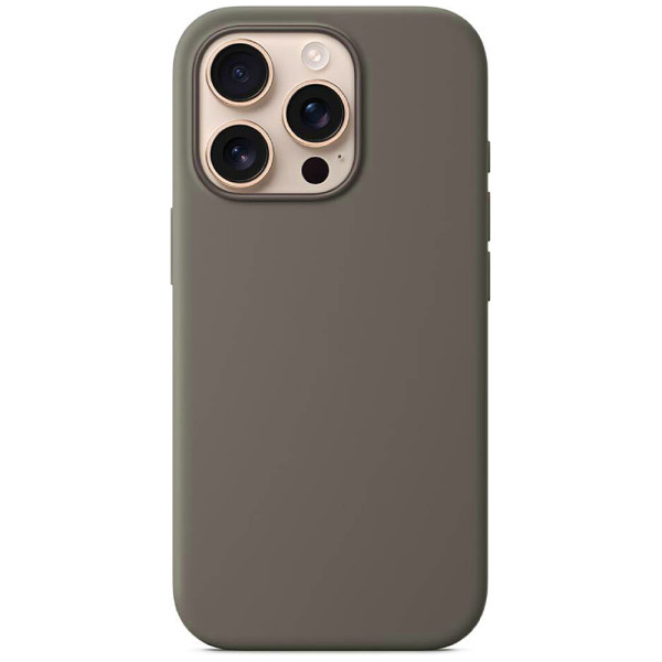 Чохол Monblan Magnetic Silicone MagSafe for iPhone 16 Pro Stone Gray